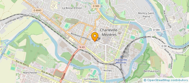 localisation de l'entreprise SCI NIEUPORT à CHARLEVILLE-MEZIERES