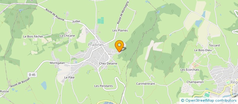 localisation de l'entreprise SCI NIFRADEM  PRADINES