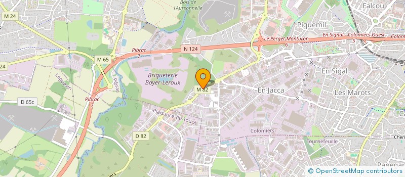 localisation de l'entreprise SCI NIGA à COLOMIERS