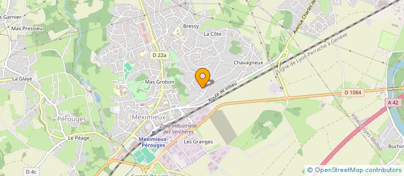 localisation de l'entreprise SCI NIGALU à MEXIMIEUX