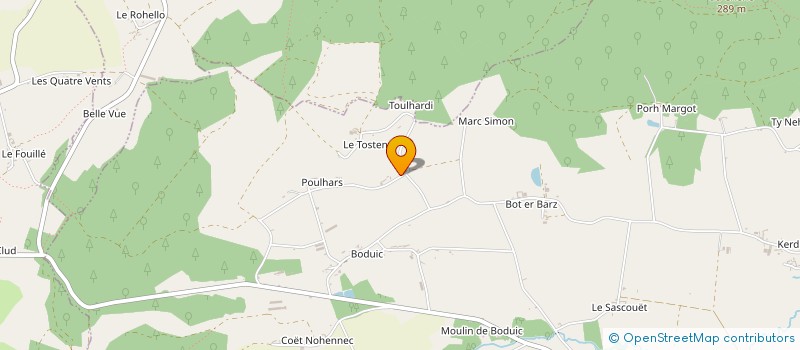 localisation de l'entreprise SCI NIGANE  CLEGUEREC