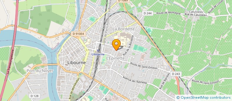 localisation de l'entreprise SCI NIGIDIA IMMOBILIER  LIBOURNE