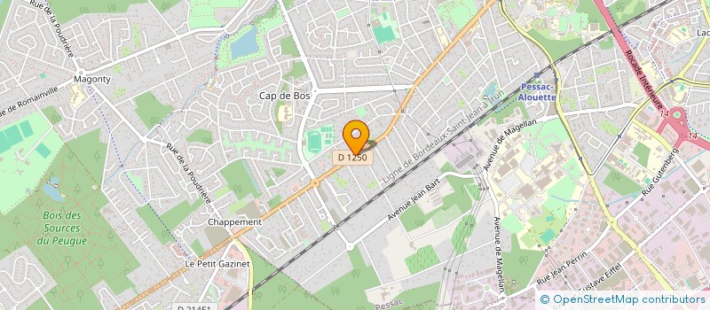 localisation de l'entreprise SCI NIGNE  PESSAC