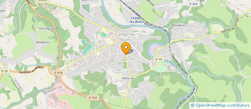 localisation de l'entreprise SCI NIGNON  CAMBO-LES-BAINS