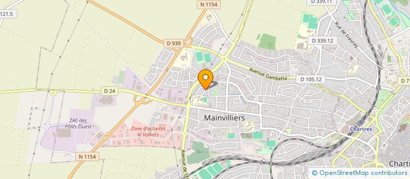 localisation de l'entreprise SCI NIJAFRA à MAINVILLIERS