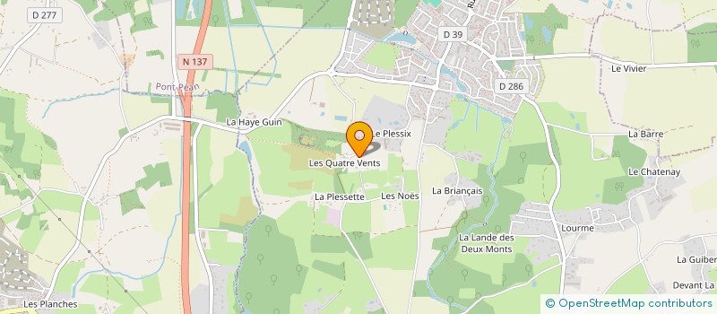 localisation de l'entreprise SCI NIKA à ORGERES
