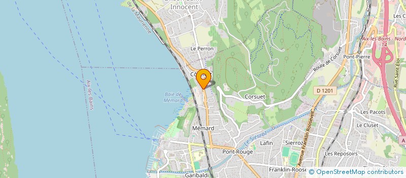 localisation de l'entreprise SCI NIKALERINE  AIX-LES-BAINS