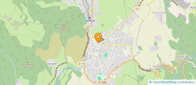 localisation de l'entreprise SCI NIKAYA  LA MURE