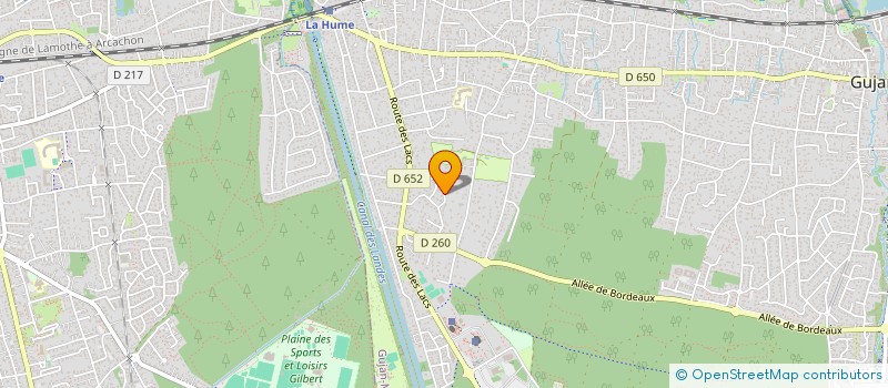 localisation de l'entreprise SCI NIKITA  GUJAN-MESTRAS