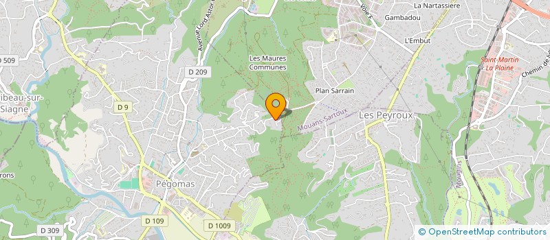 localisation de l'entreprise SCI NIKITA  PEGOMAS