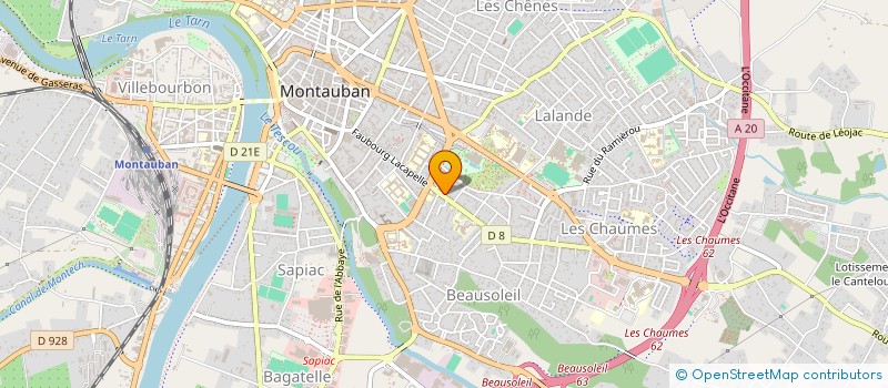 localisation de l'entreprise SCI NIKITA NIKITA  MONTAUBAN