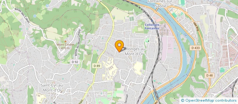 localisation de l'entreprise SCI NIKLY  COLLONGES AU MONT D'OR