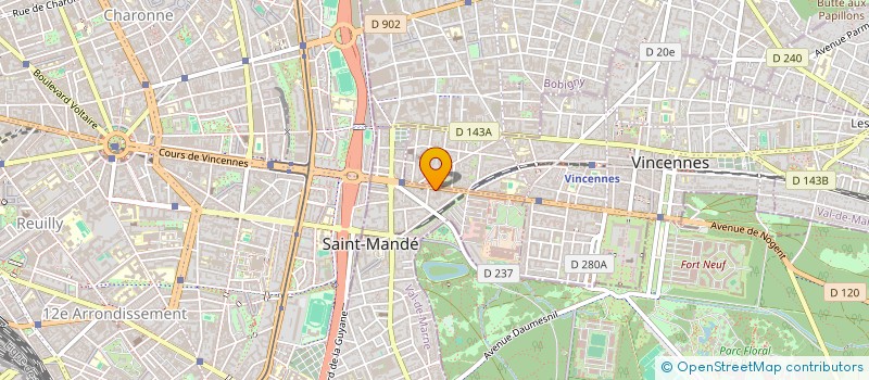 localisation de l'entreprise SCI NIKOLEV à SAINT-MANDE