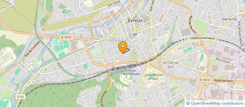 localisation de l'entreprise SCI NIKOS NC  EVREUX