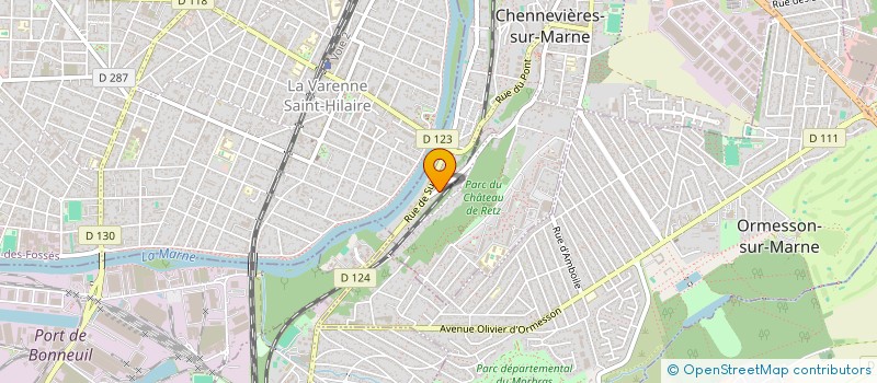 localisation de l'entreprise SCI NIKU  CHENNEVIERES-SUR-MARNE