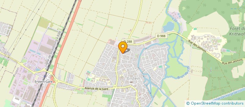 localisation de l'entreprise SCI NILA  ERSTEIN