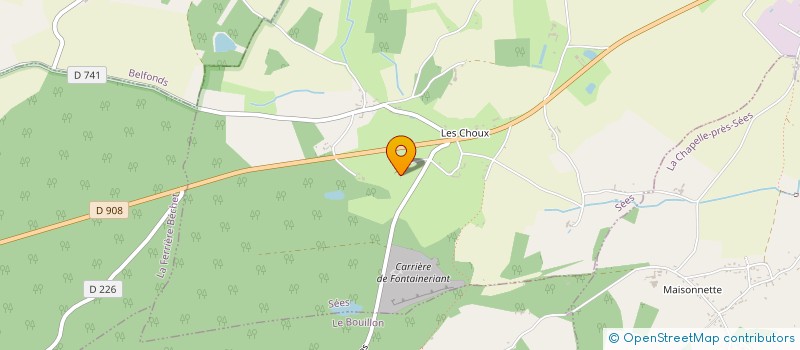 localisation de l'entreprise SCI NILCAS à SEES
