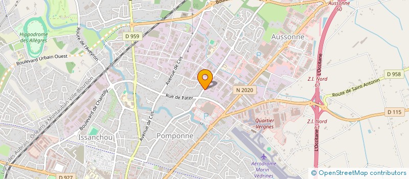 localisation de l'entreprise SCI NILIA  MONTAUBAN