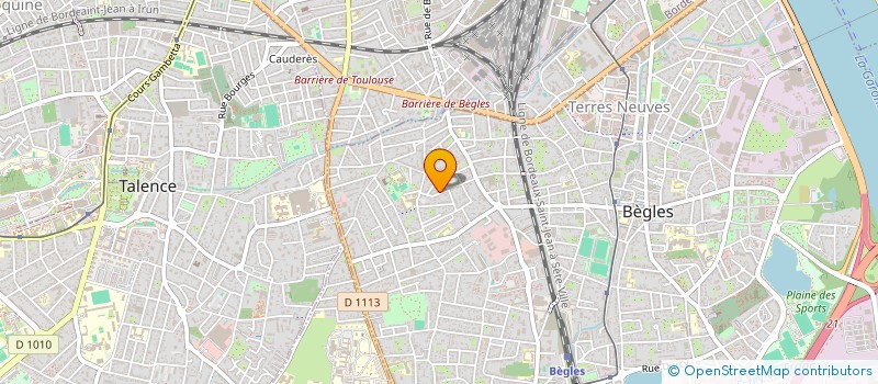 localisation de l'entreprise SCI NILOAN à BEGLES