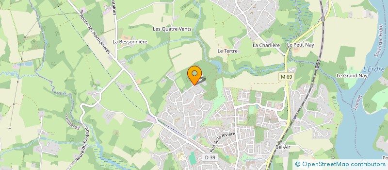 localisation de l'entreprise SCI NILS  LA CHAPELLE-SUR-ERDRE