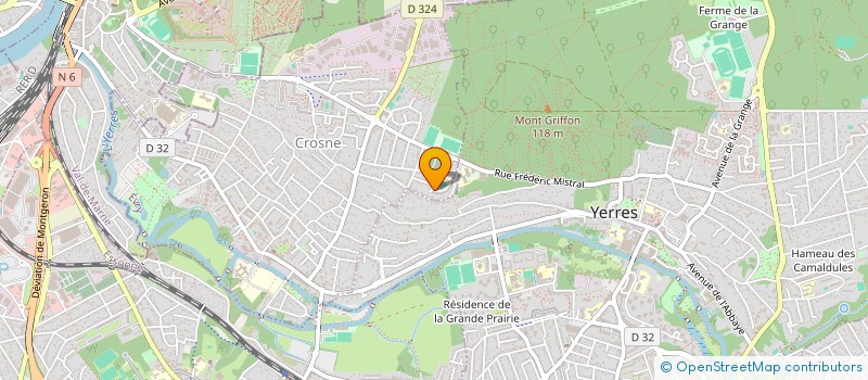 localisation de l'entreprise SCI NIMA  CROSNE