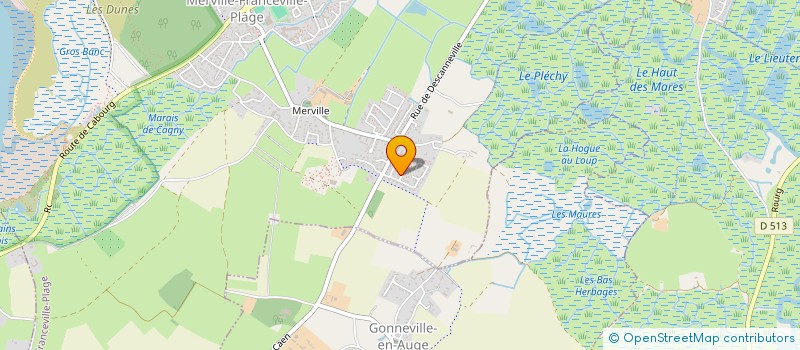 localisation de l'entreprise SCI NIMA à MERVILLE-FRANCEVILLE-PLAGE