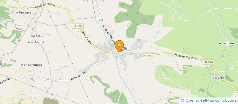 localisation de l'entreprise SCI NIMA  PESSAN