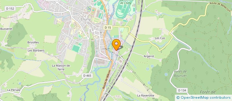 localisation de l'entreprise SCI NIMA INVEST  CLUNY