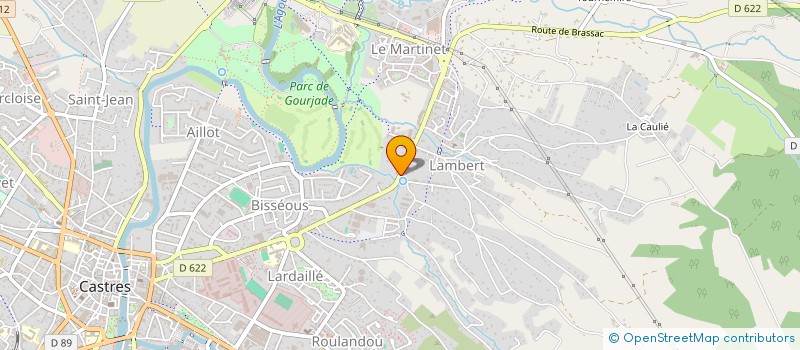 localisation de l'entreprise SCI NIMADIS  CASTRES