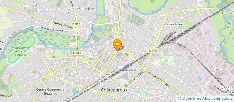 localisation de l'entreprise SCI NIMALOU à CHATEAUROUX