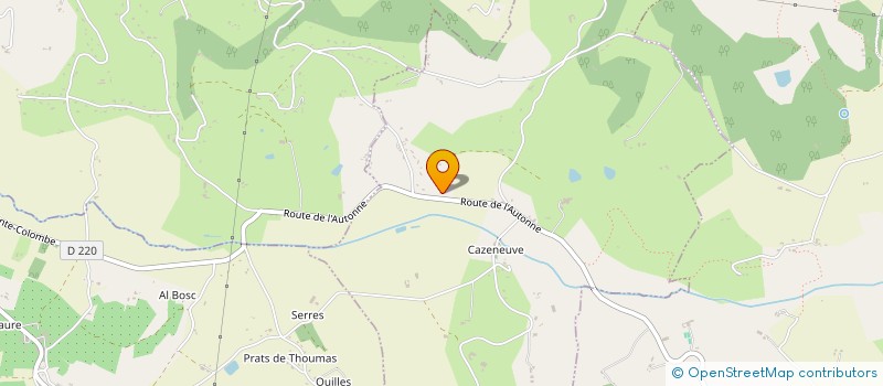 localisation de l'entreprise SCI NIMANOL  ALLEZ-ET-CAZENEUVE