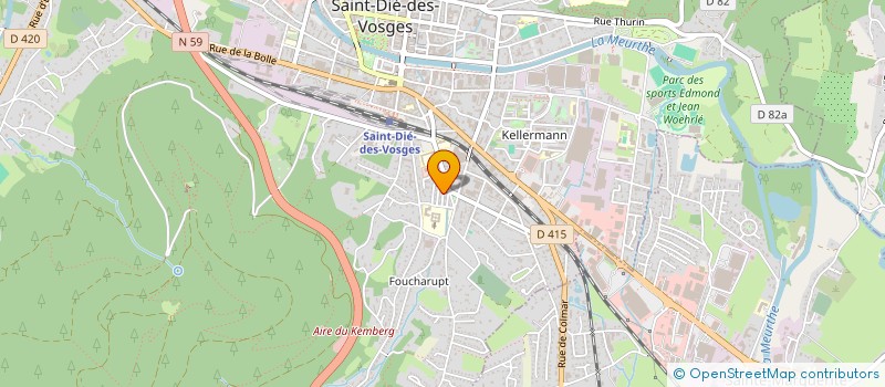 localisation de l'entreprise SCI NIMASTEFLO à SAINT-DIE-DES-VOSGES