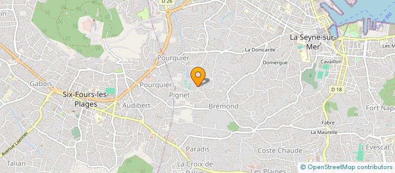 localisation de l'entreprise SCI NIMATO à LA SEYNE-SUR-MER