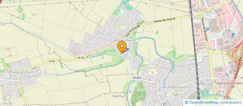 localisation de l'entreprise SCI NIMAUJE  LAMPERTHEIM