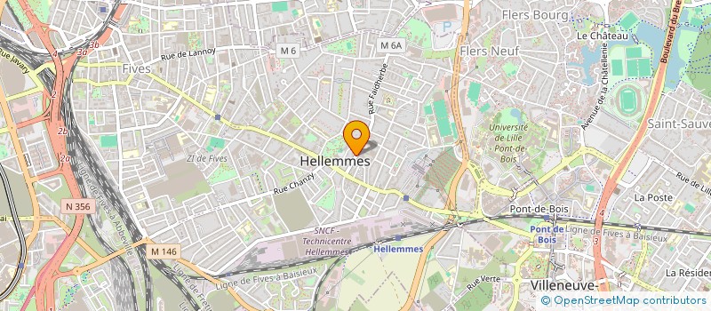 localisation de l'entreprise SCI NIMAX à LILLE