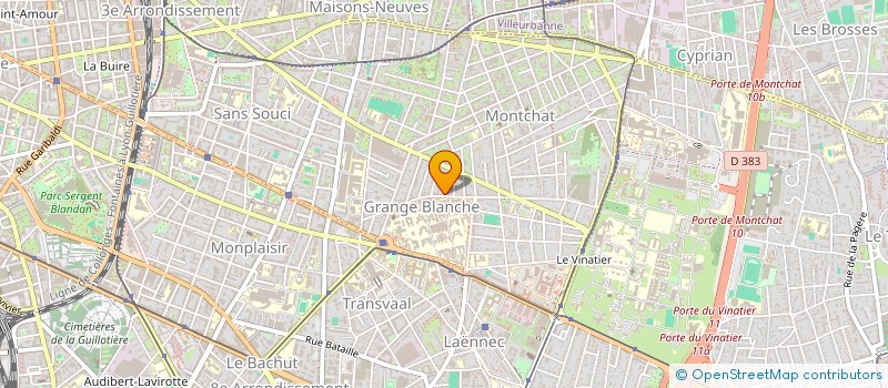 localisation de l'entreprise SCI NIMBA  LYON