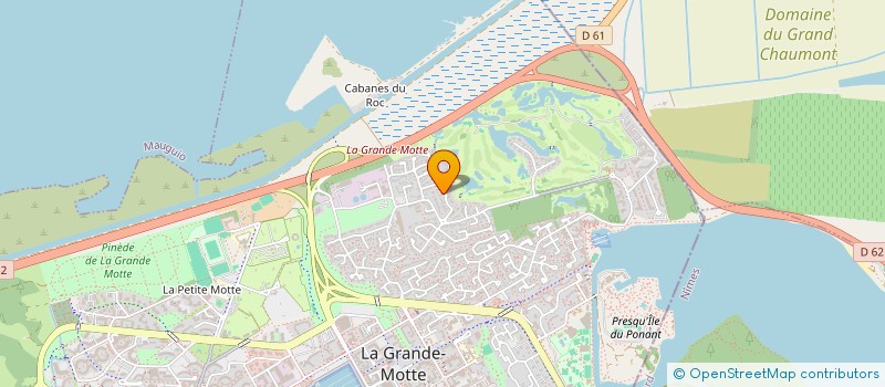 localisation de l'entreprise SCI NIMBUS  LA GRANDE-MOTTE