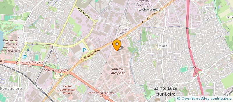 localisation de l'entreprise SCI NIMECA  NANTES