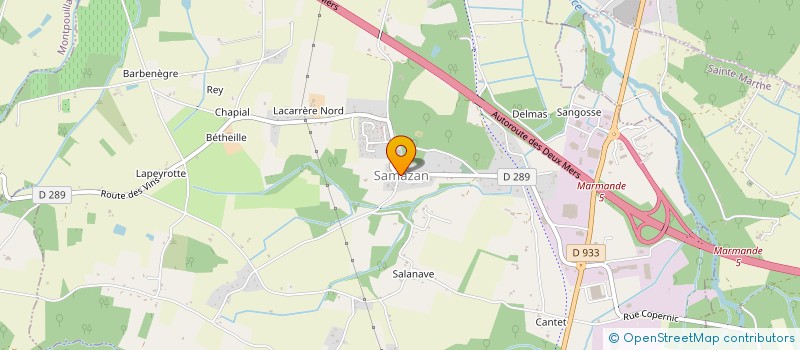 localisation de l'entreprise SCI NIMEJU  SAMAZAN