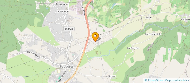 localisation de l'entreprise SCI NIMEY à PEAUGRES