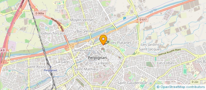 localisation de l'entreprise SCI NIMIEVE à PERPIGNAN