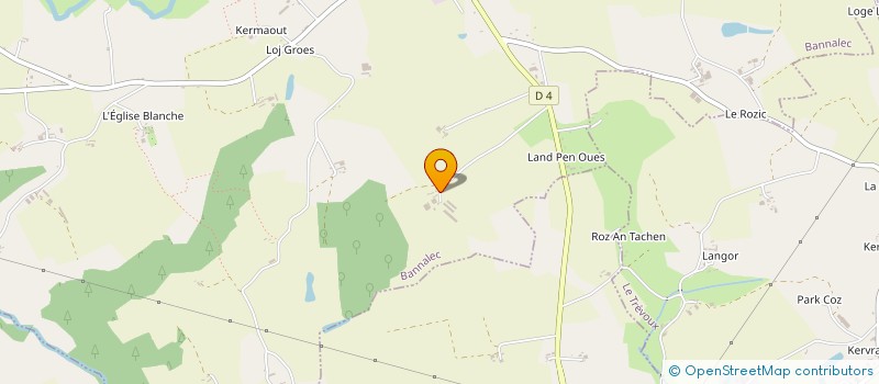 localisation de l'entreprise SCI NIMO  BANNALEC