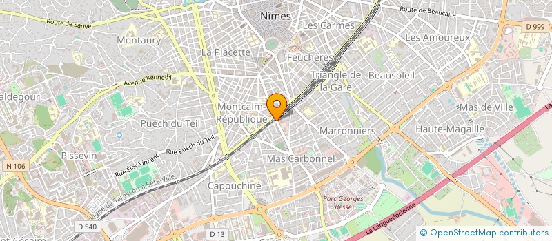 localisation de l'entreprise SCI NIMOISE DE PORT LEUCATE  NIMES