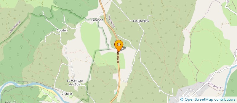 localisation de l'entreprise SCI NIMOJAC à CHANDOLAS