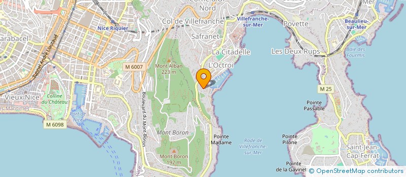 localisation de l'entreprise SCI NIMROD à VILLEFRANCHE-SUR-MER