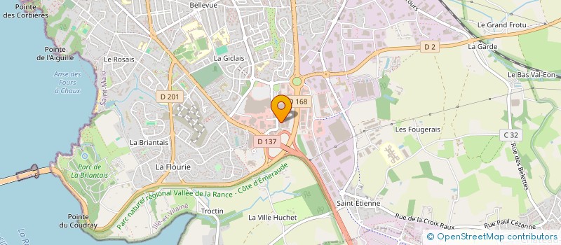 localisation de l'entreprise SCI NINA  SAINT-MALO