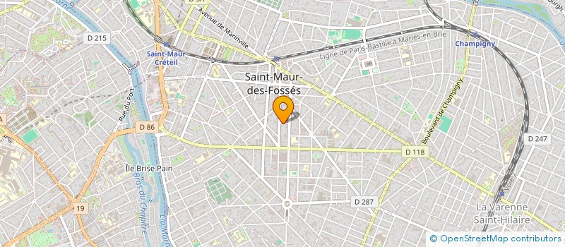 localisation de l'entreprise SCI NINA à SAINT-MAUR-DES-FOSSES