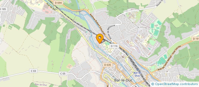 localisation de l'entreprise SCI NINA à BAR LE DUC
