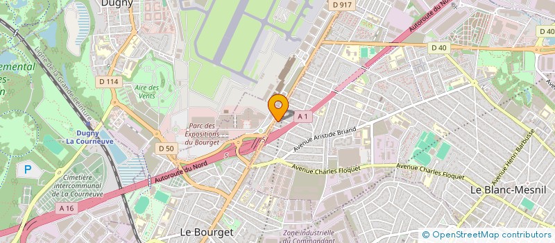 localisation de l'entreprise SCI NINA à LE BLANC-MESNIL