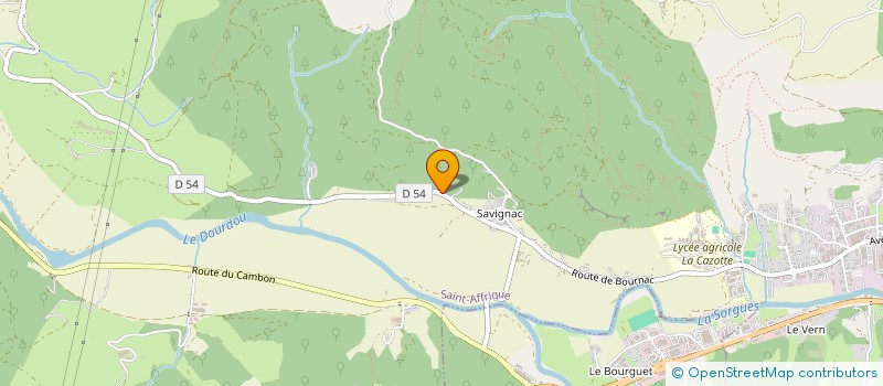 localisation de l'entreprise SCI NINA  SAINT-AFFRIQUE